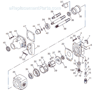 Page A Diagram and Parts List for CP7778-6 8941077786 Chicago Pneumatic Wrench